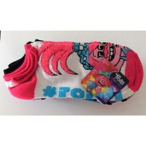 Trolls World Tour 6 pack Girls Socks L 4 -10